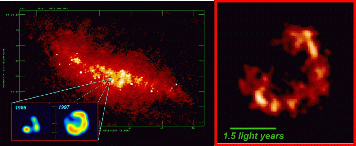 Supernova Remnant In M82