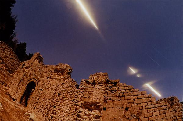 A Lunar Eclipse Over Time
