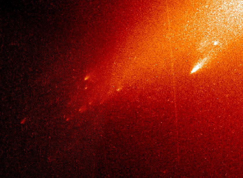 Comet LINEAR Disperses