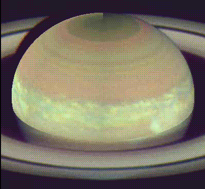 Saturn Rotates