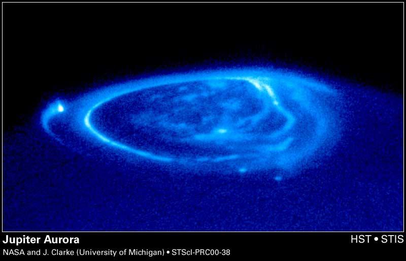 A Close Up of Aurora on Jupiter