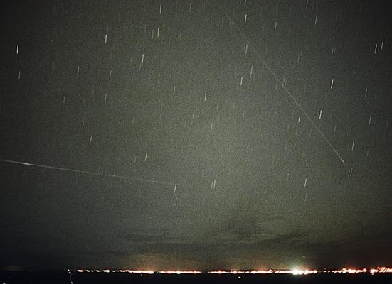 Mir Flares Farewell