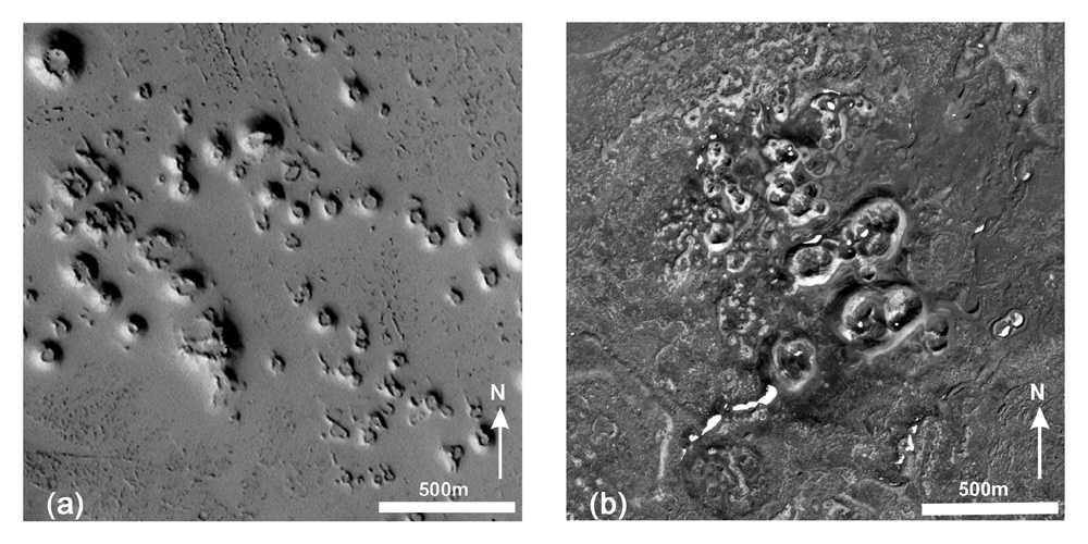 Ice Volcanoes on Mars