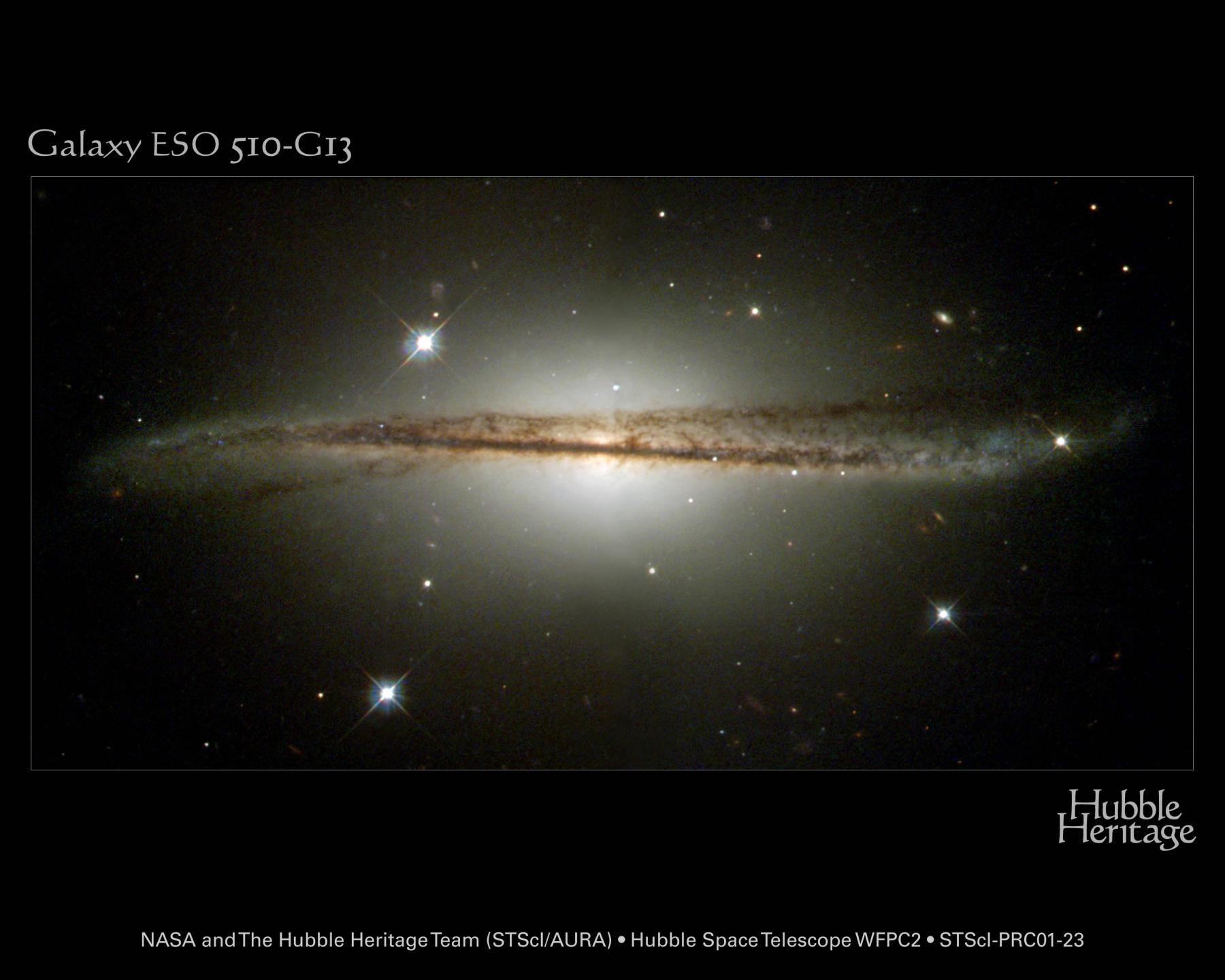 Warped Spiral Galaxy ESO 510 13