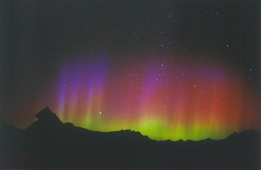 Meteors and Northern Lights