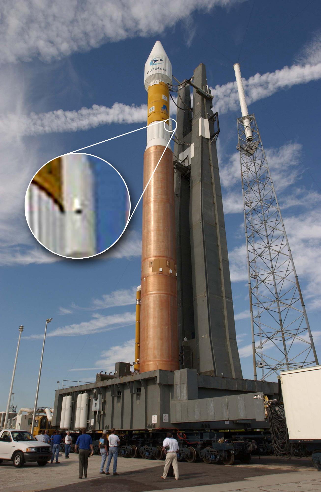 An Atlas V Rocket Prepares to Launch