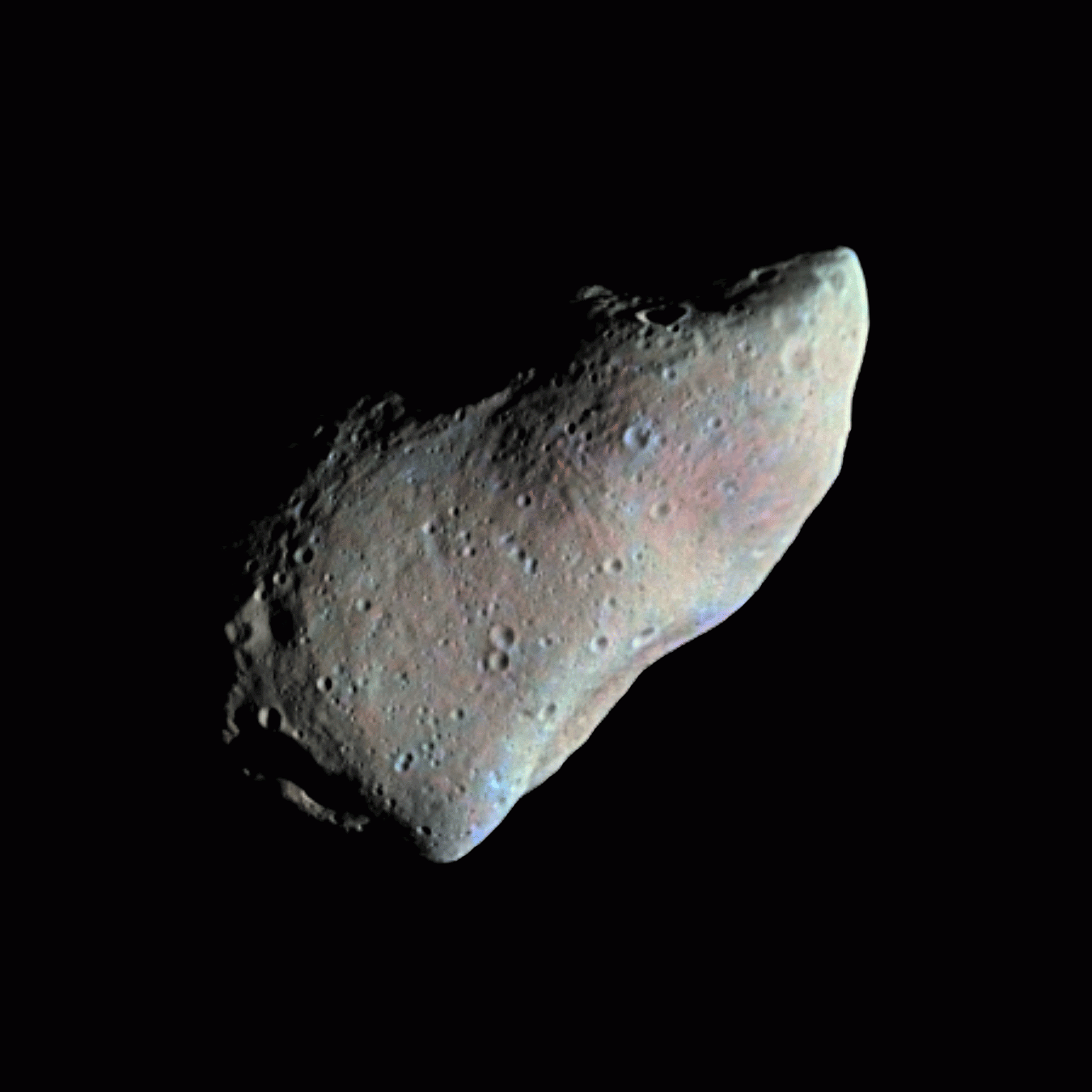 Asteroid Gaspra’s Best Face