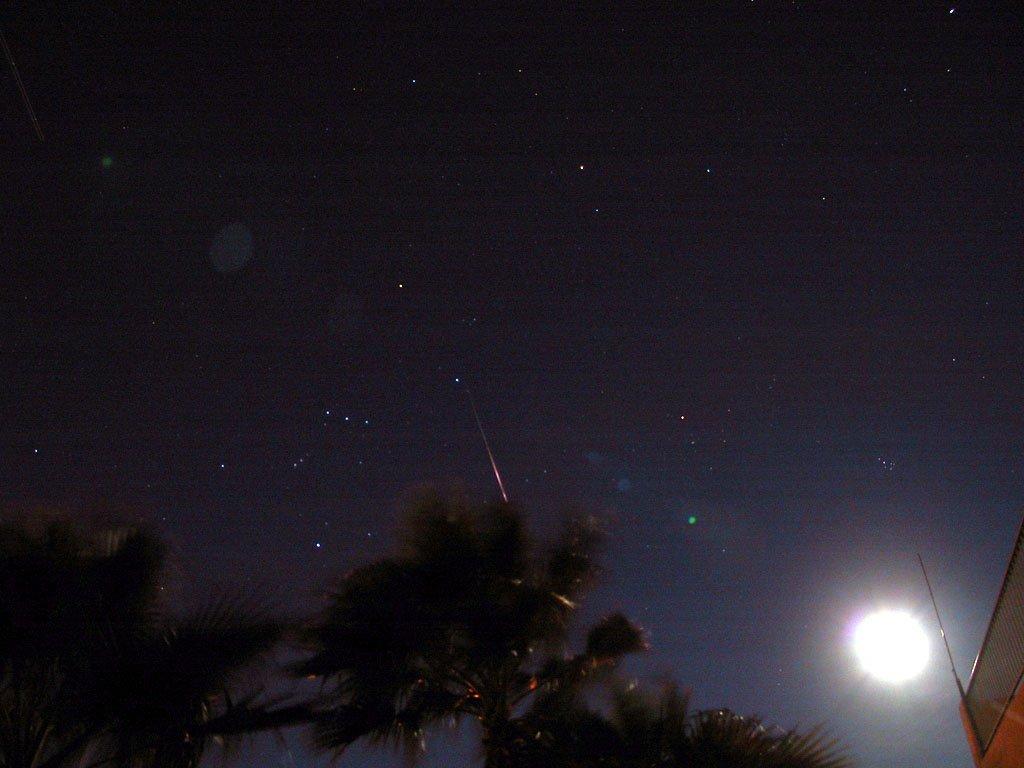 Leonids vs The Moon