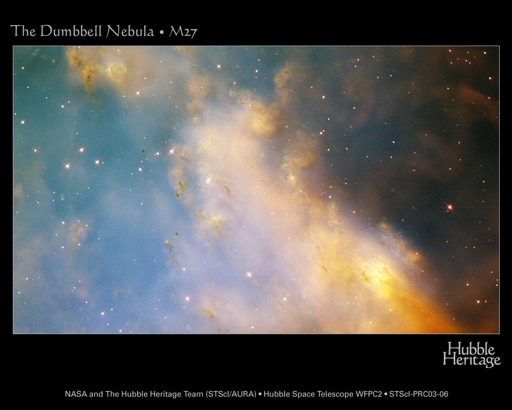 Dumbbell Nebula Close Up from Hubble