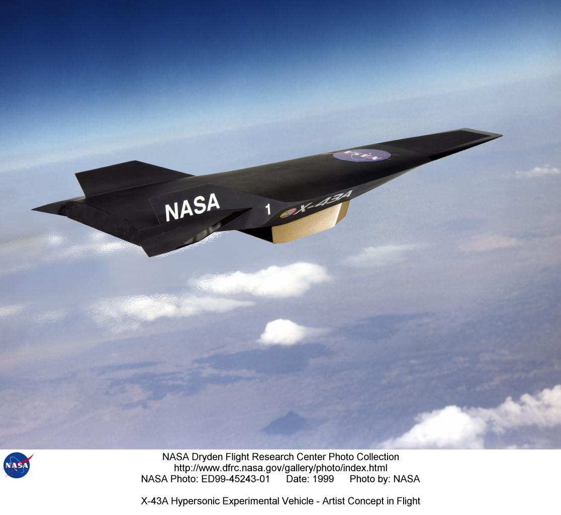 NASA’s X 43A Scramjet Sets Air Speed Record