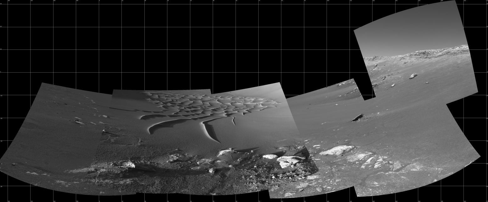 Mosaic of Endurance Crater on Mars