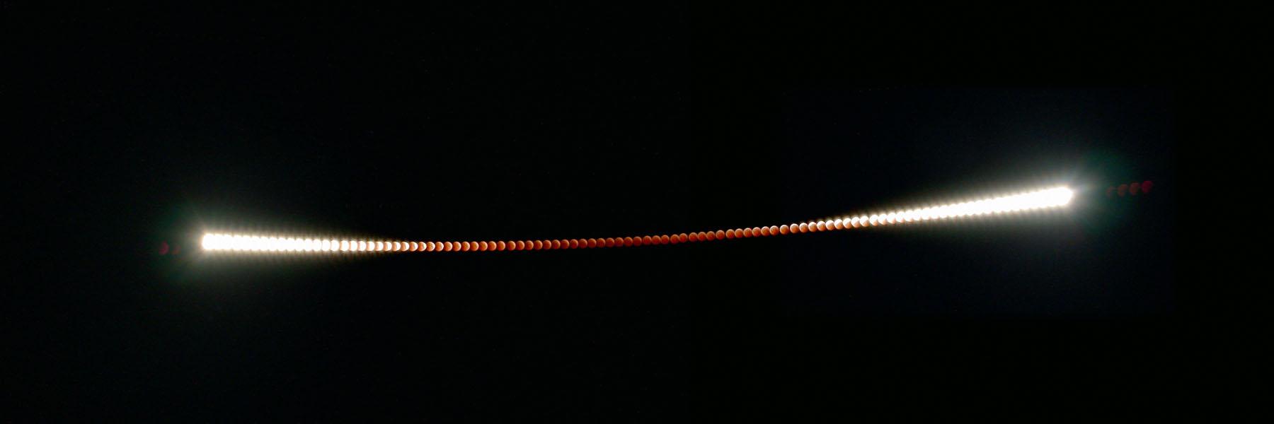 A Time Lapse Lunar Eclipse