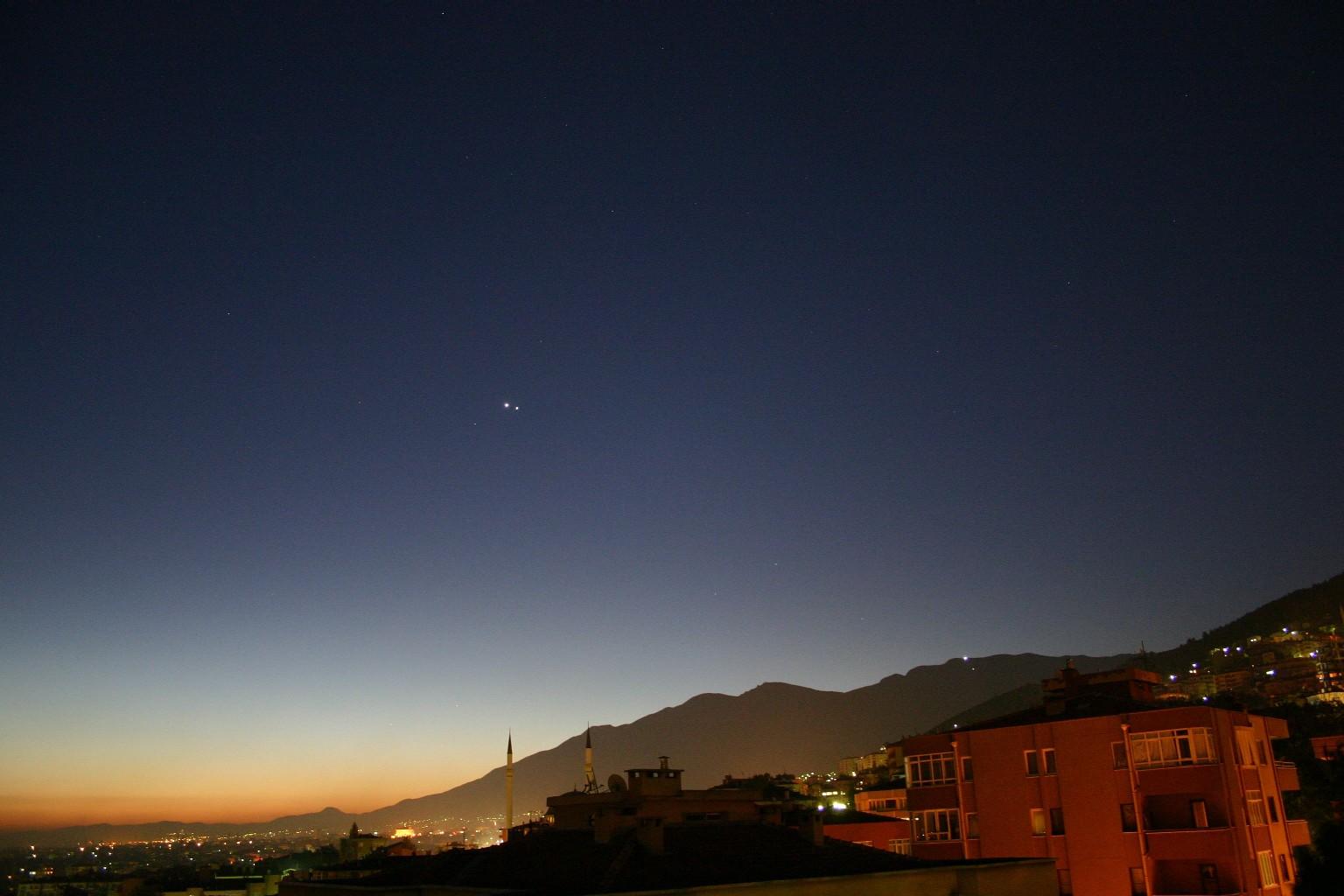 Jupiter and Venus at Sunrise