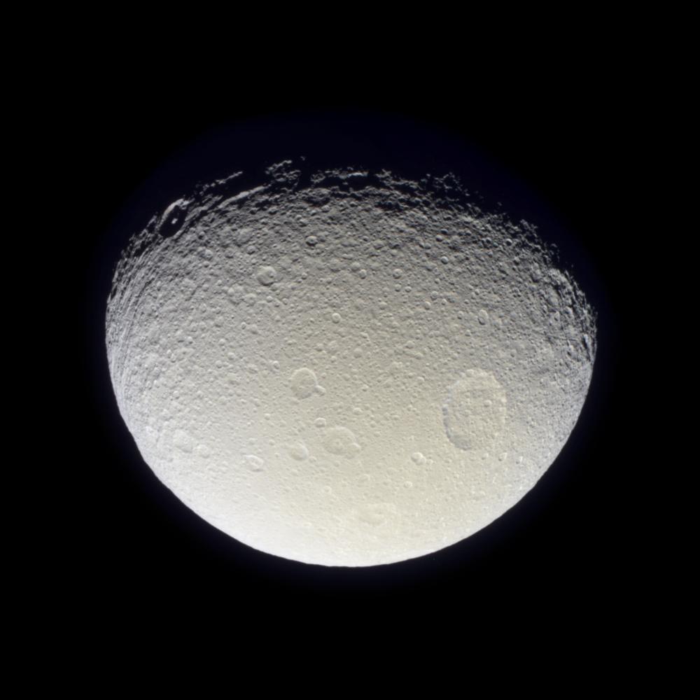 Saturn’s Moon Tethys from Cassini