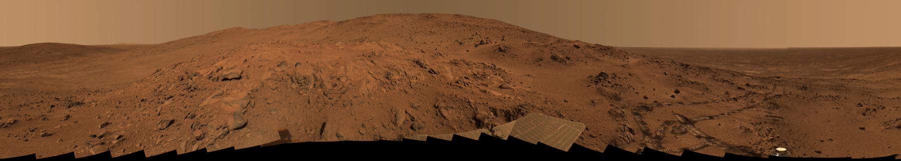 A Panorama of Mars from Larrys Lookout