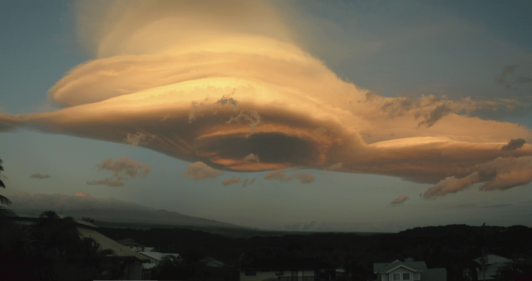 A Lenticular Cloud Over Hawaii