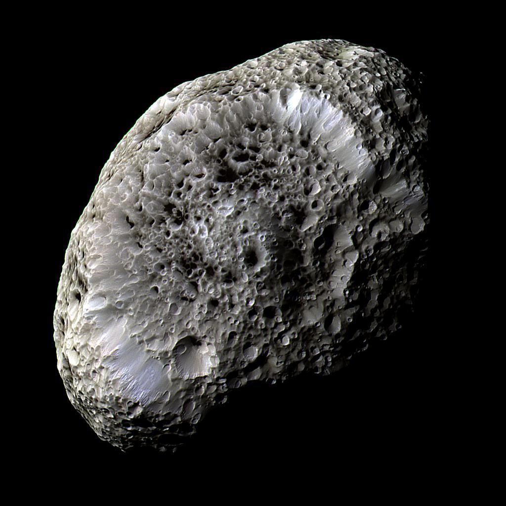 Saturns Hyperion: A Moon with Odd Craters