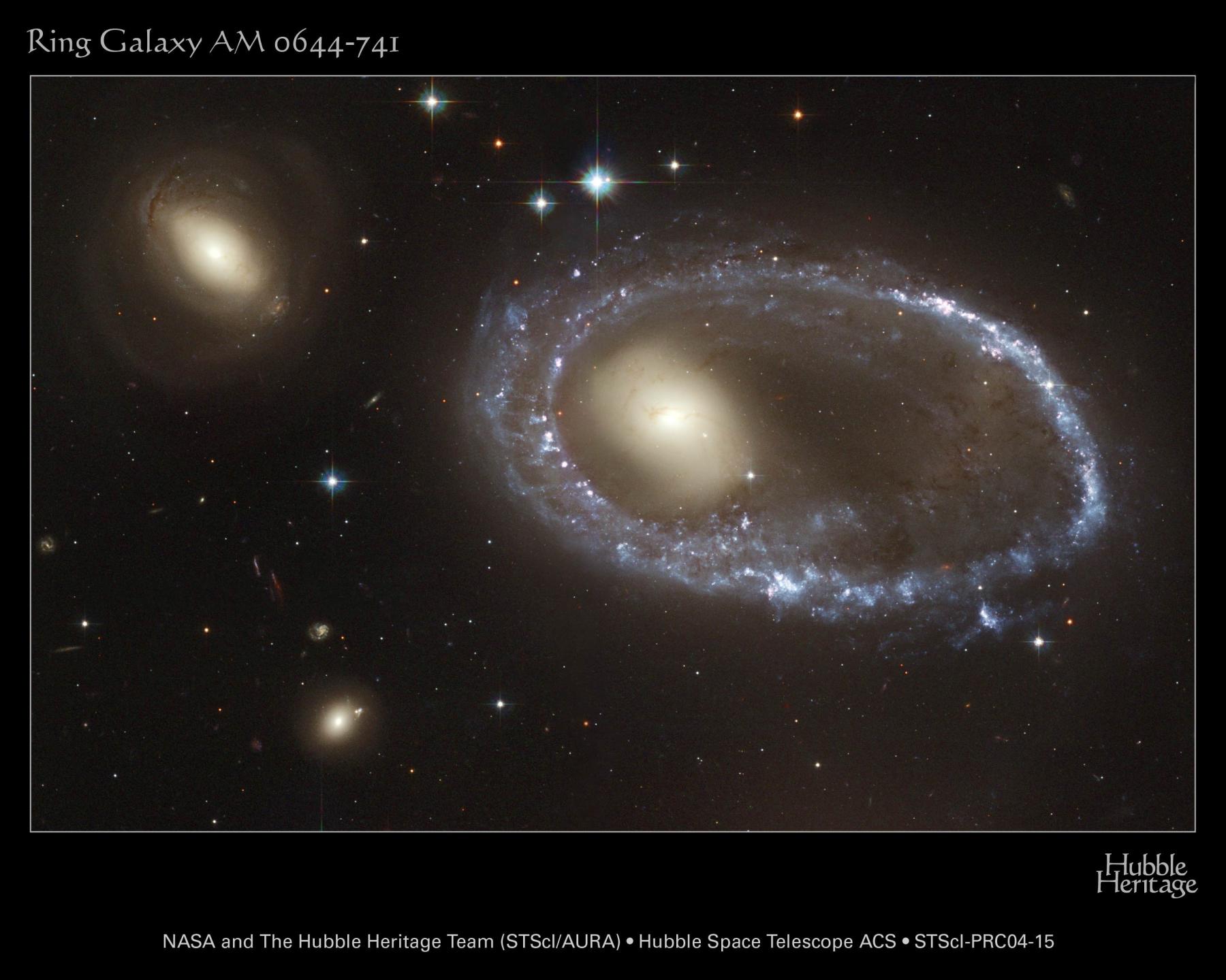 Ring Galaxy AM 0644-741 from Hubble