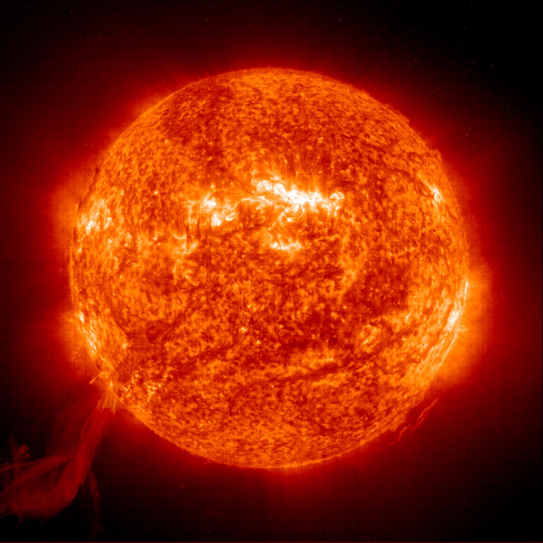 A Solar Prominence from SOHO