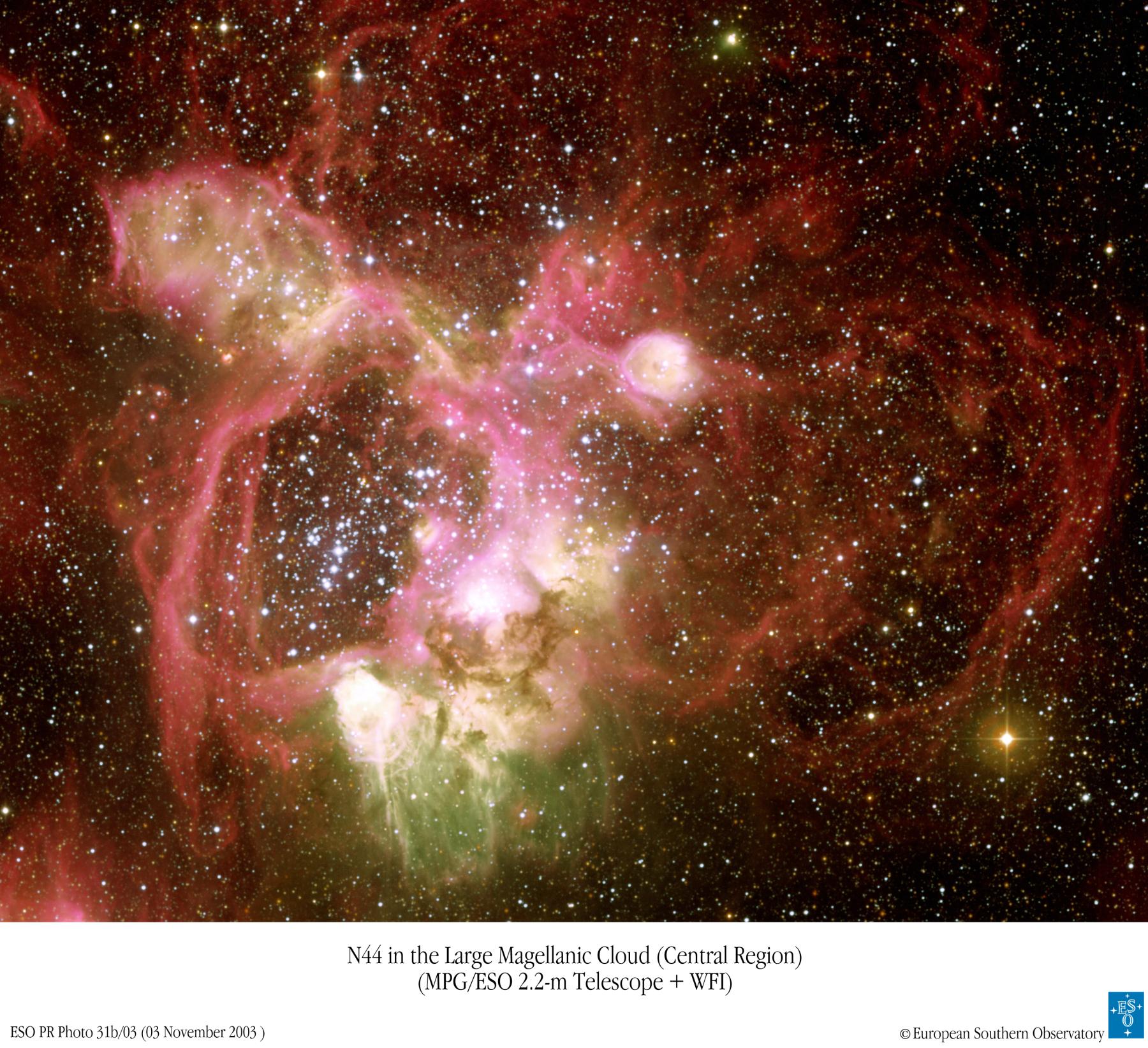 The N44 Emission Nebula