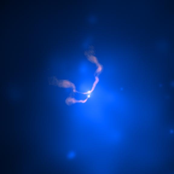 Binary Black Hole in 3C 75
