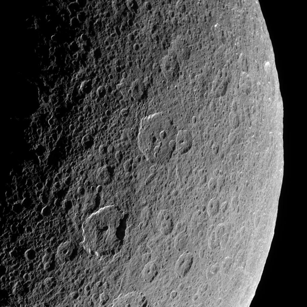 Ancient Craters on Saturn’s Rhea
