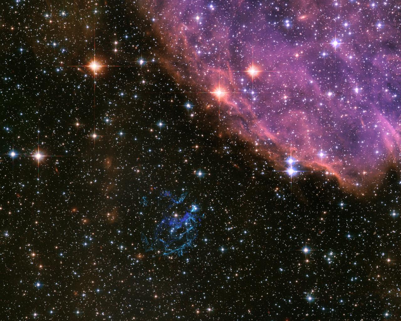 Supernova Remnant E0102 from Hubble