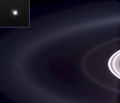 Earth from Saturn