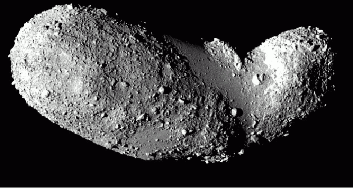 Smooth Sections on Asteroid Itokawa