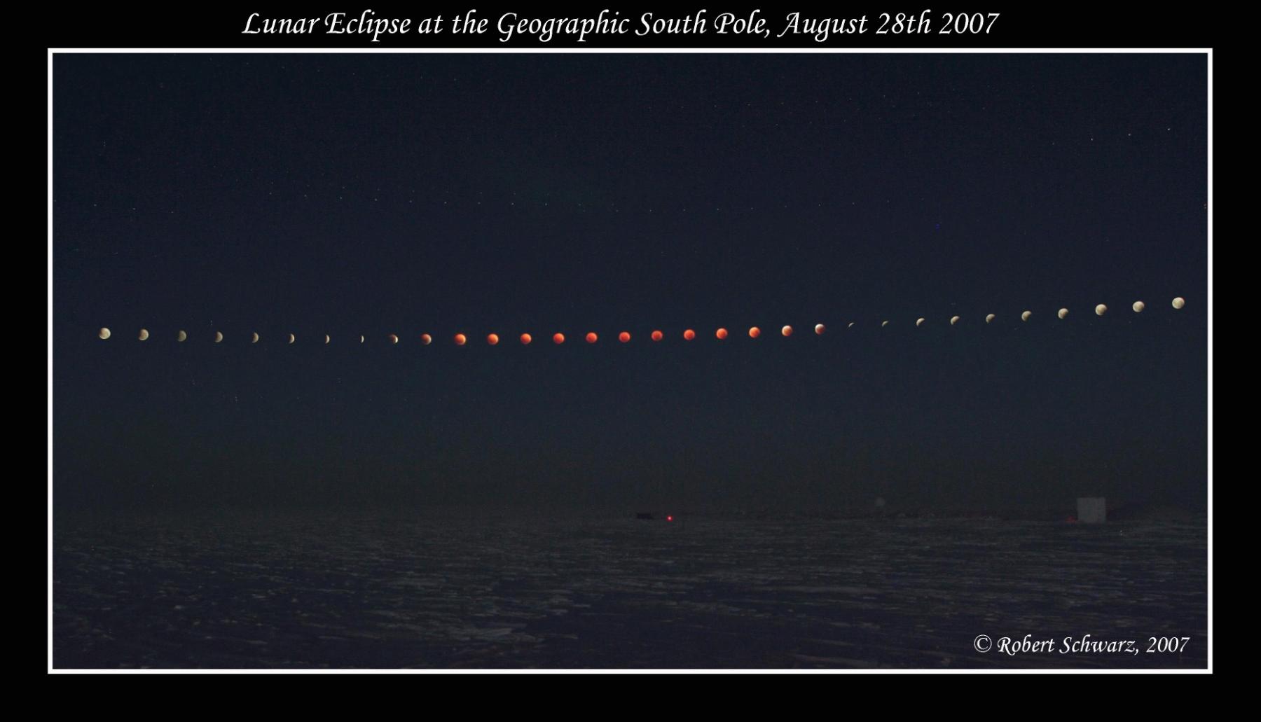 South Pole Lunar Eclipse
