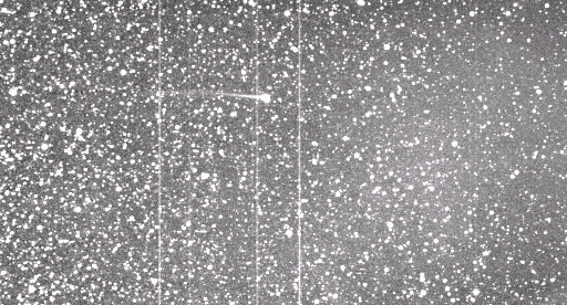 Comet Encke s Tail Ripped off