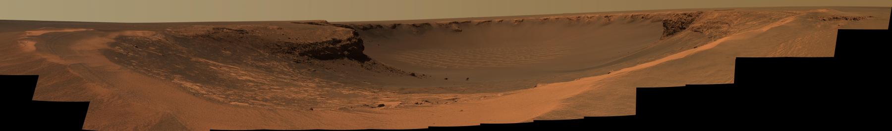 Victoria Crater on Mars