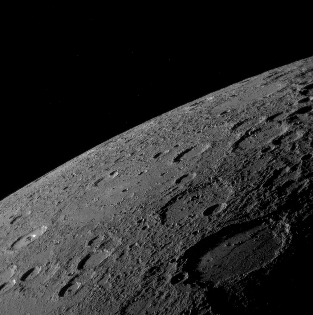Mercury’s Horizon from MESSENGER