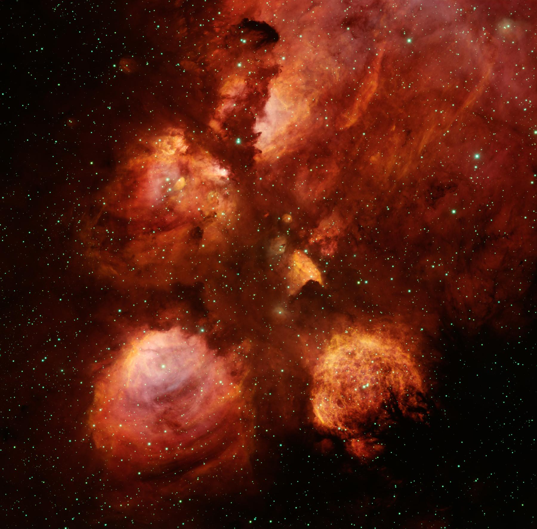 NGC 6334: The Cats Paw Nebula