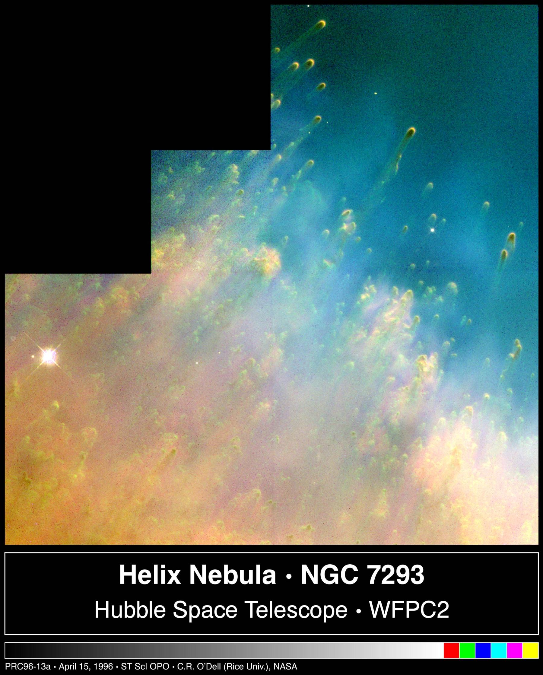 Curious Cometary Knots in the Helix Nebula