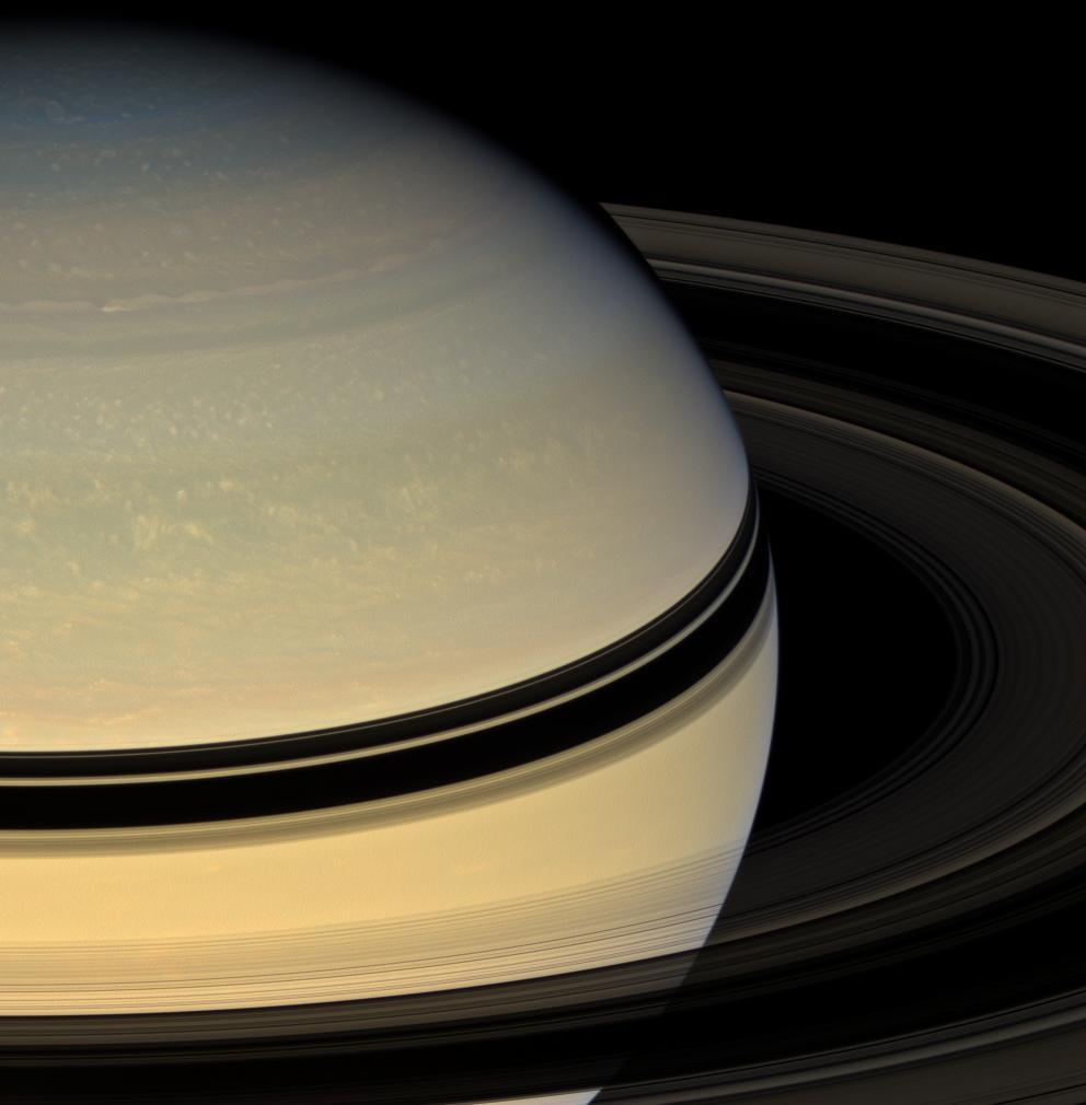 Saturn’s Rings from the Other Side