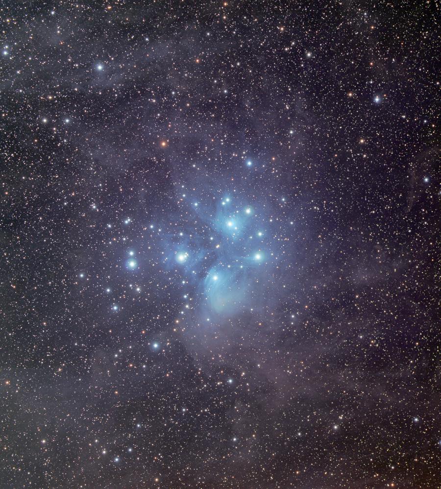 M45: The Pleiades Star Cluster