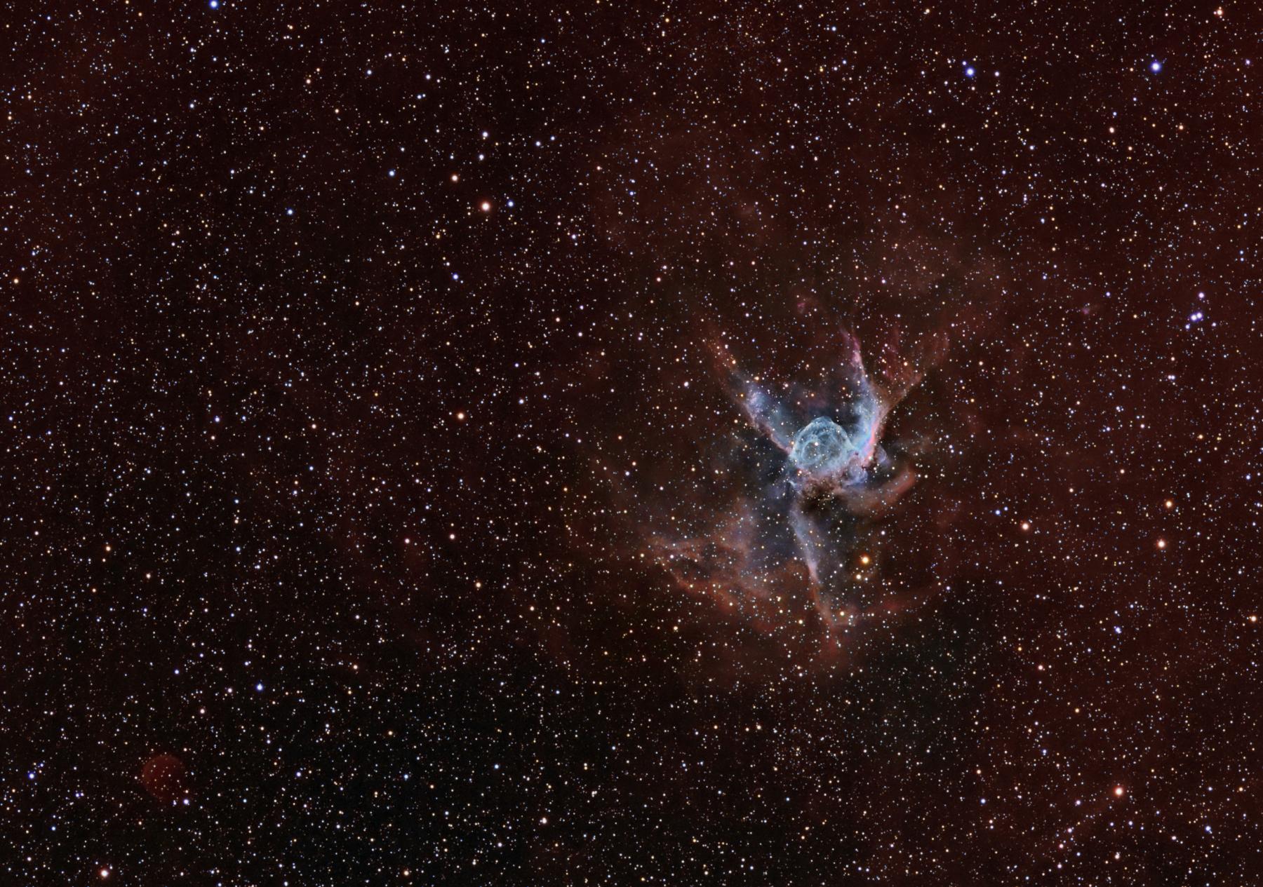 Thor’s Helmet (NGC 2359) and Planetary Nebula