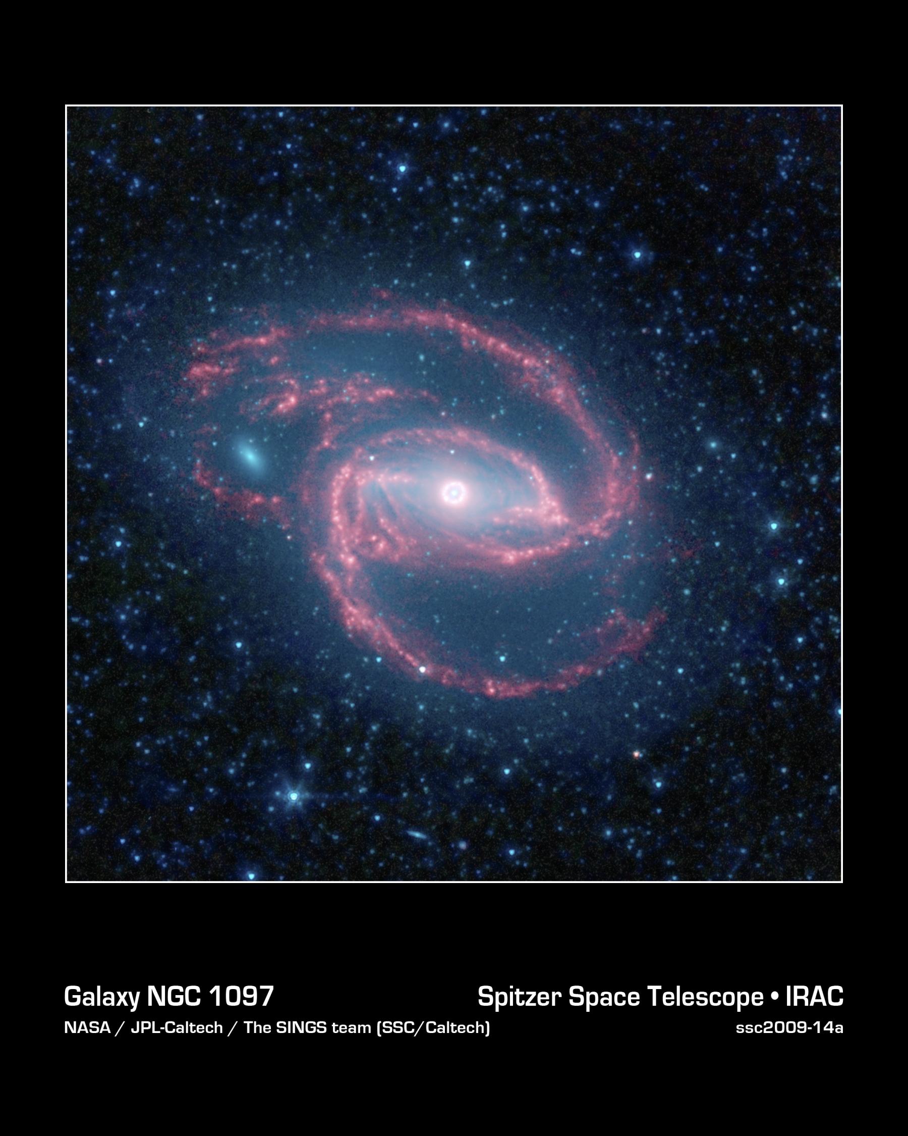 NGC 1097: Spiral Galaxy with a Central Eye