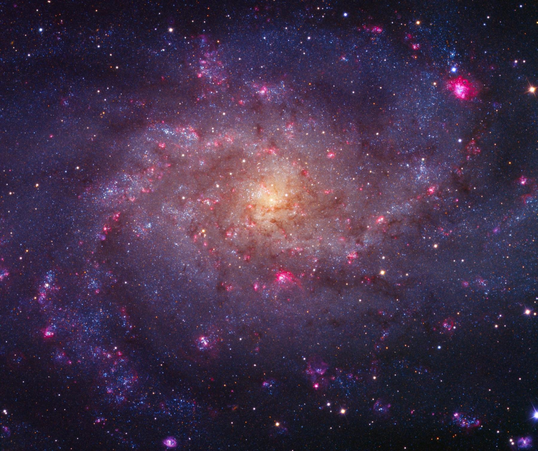 Bright Nebulae in M33