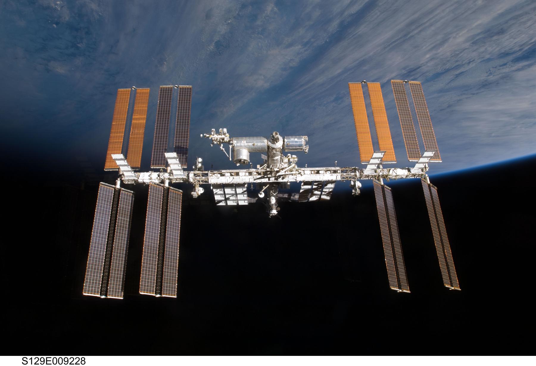 The International Space Station Over the Horizon