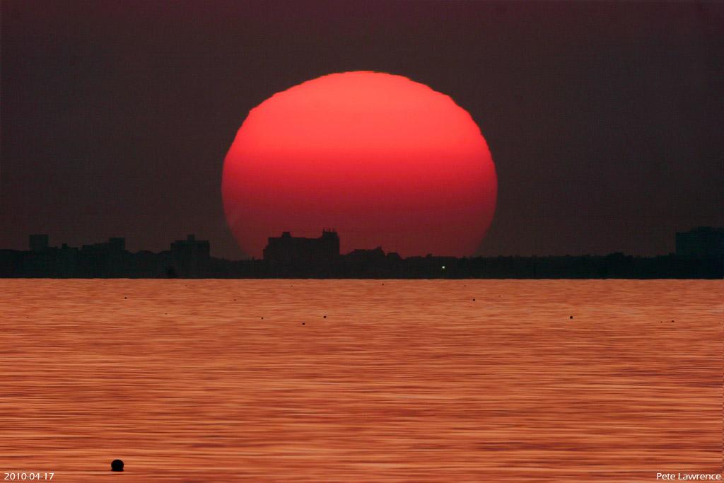 Sunset on a Golden Sea