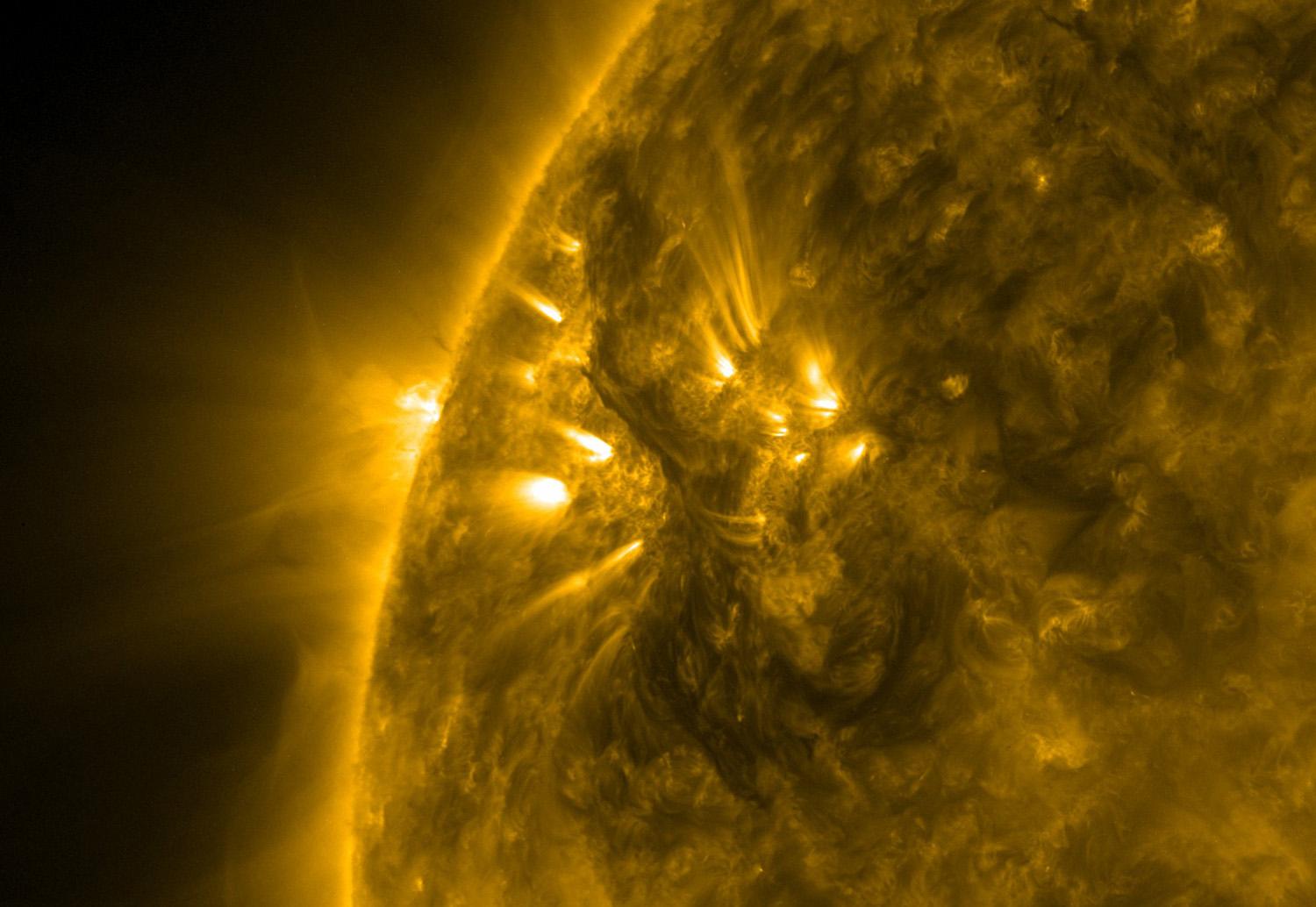 Dark Filament of the Sun