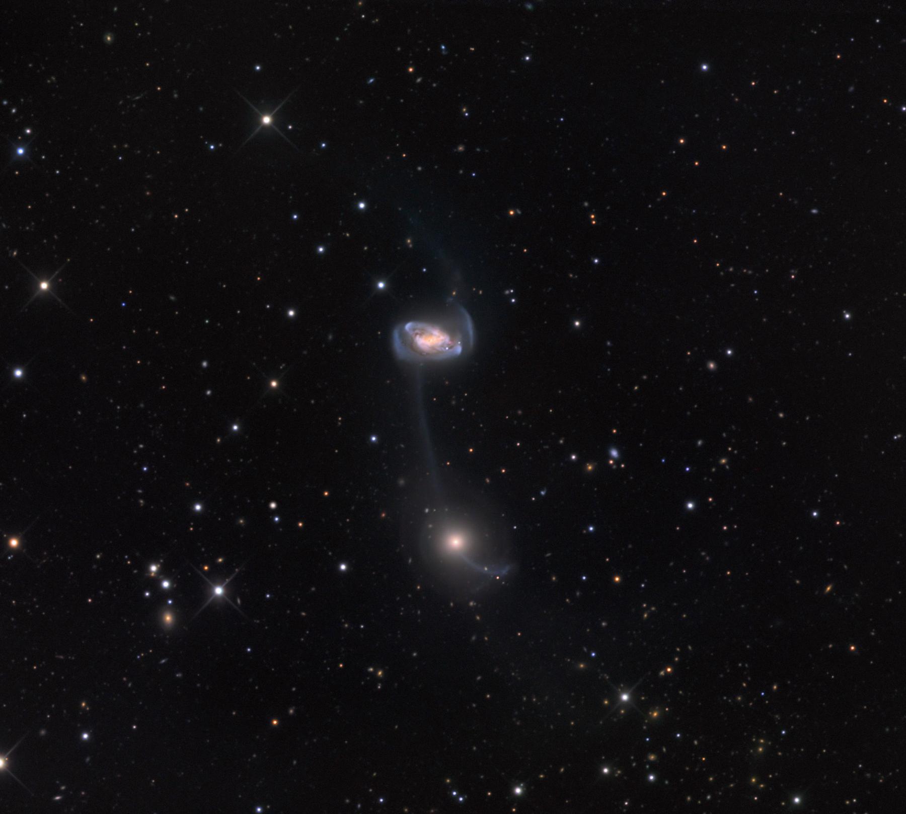 Galaxies on a String