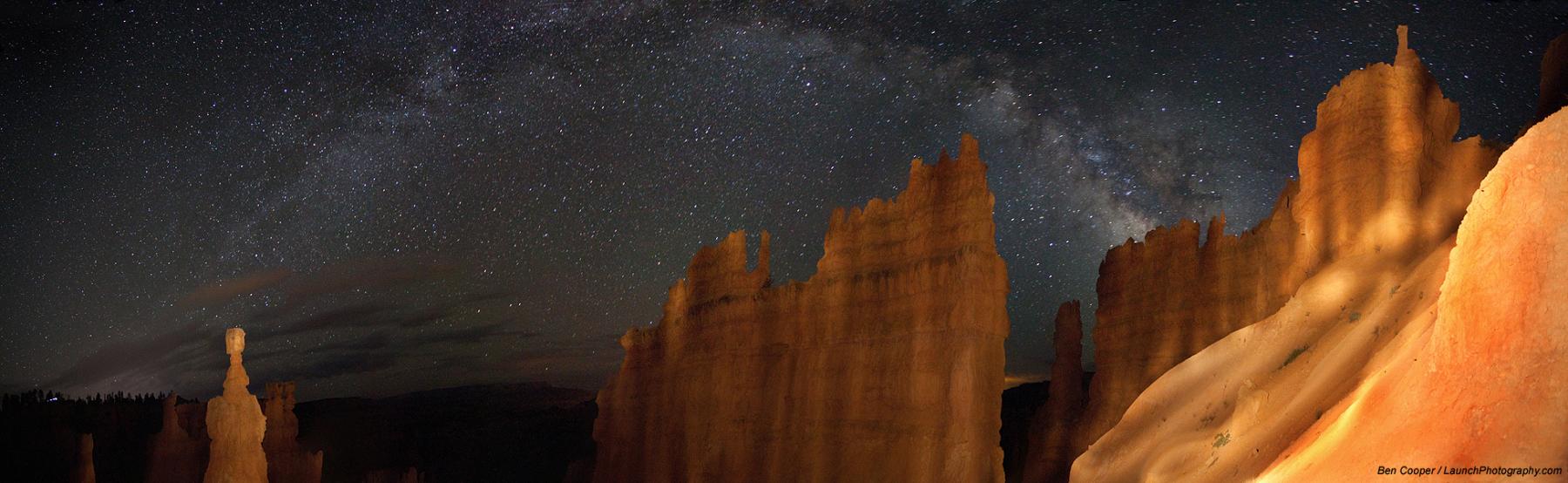 The Milky Way Over Bryce Canyon