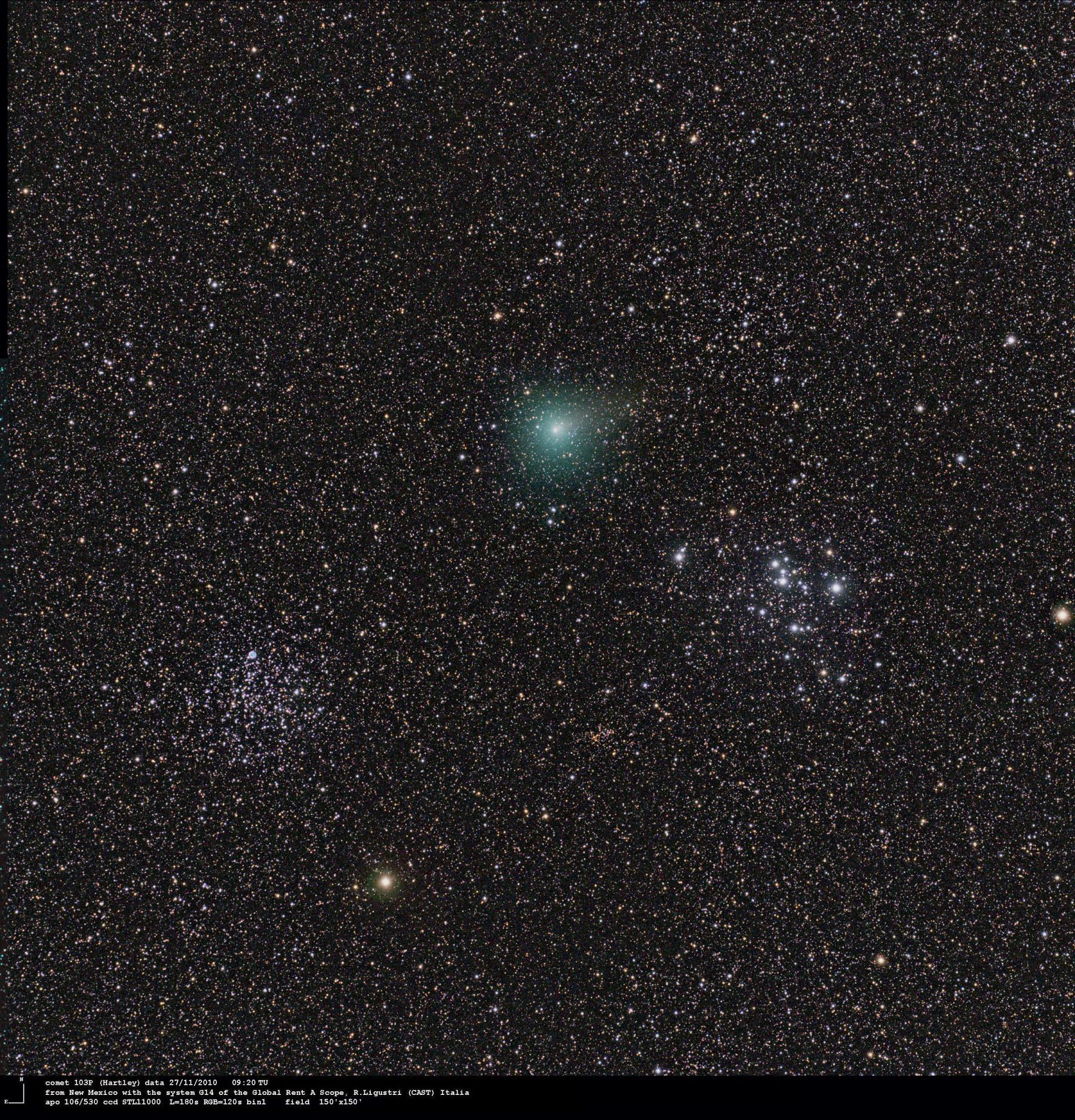 Hartley 2 Star Cluster Tour