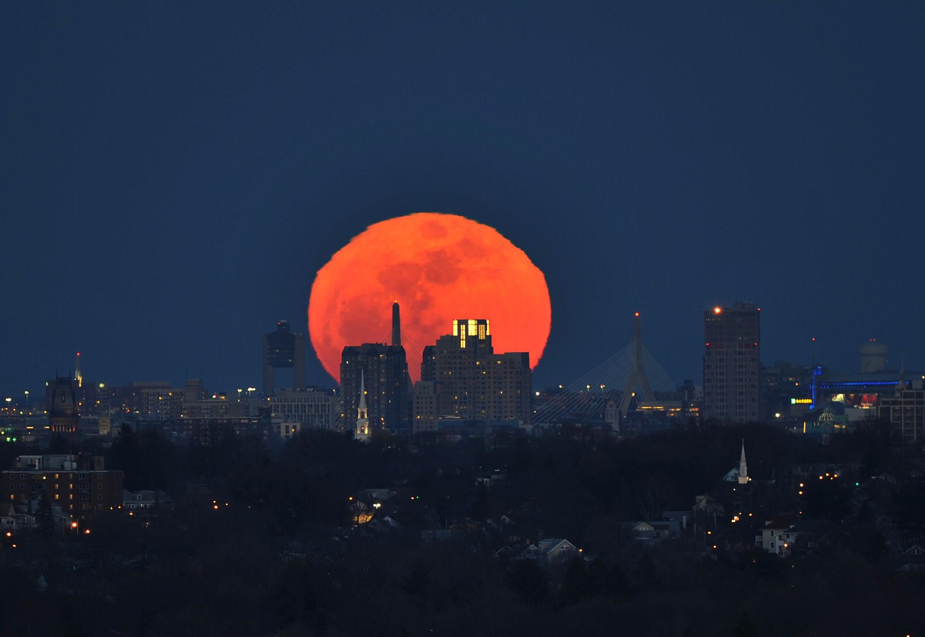 Boston Moonrise
