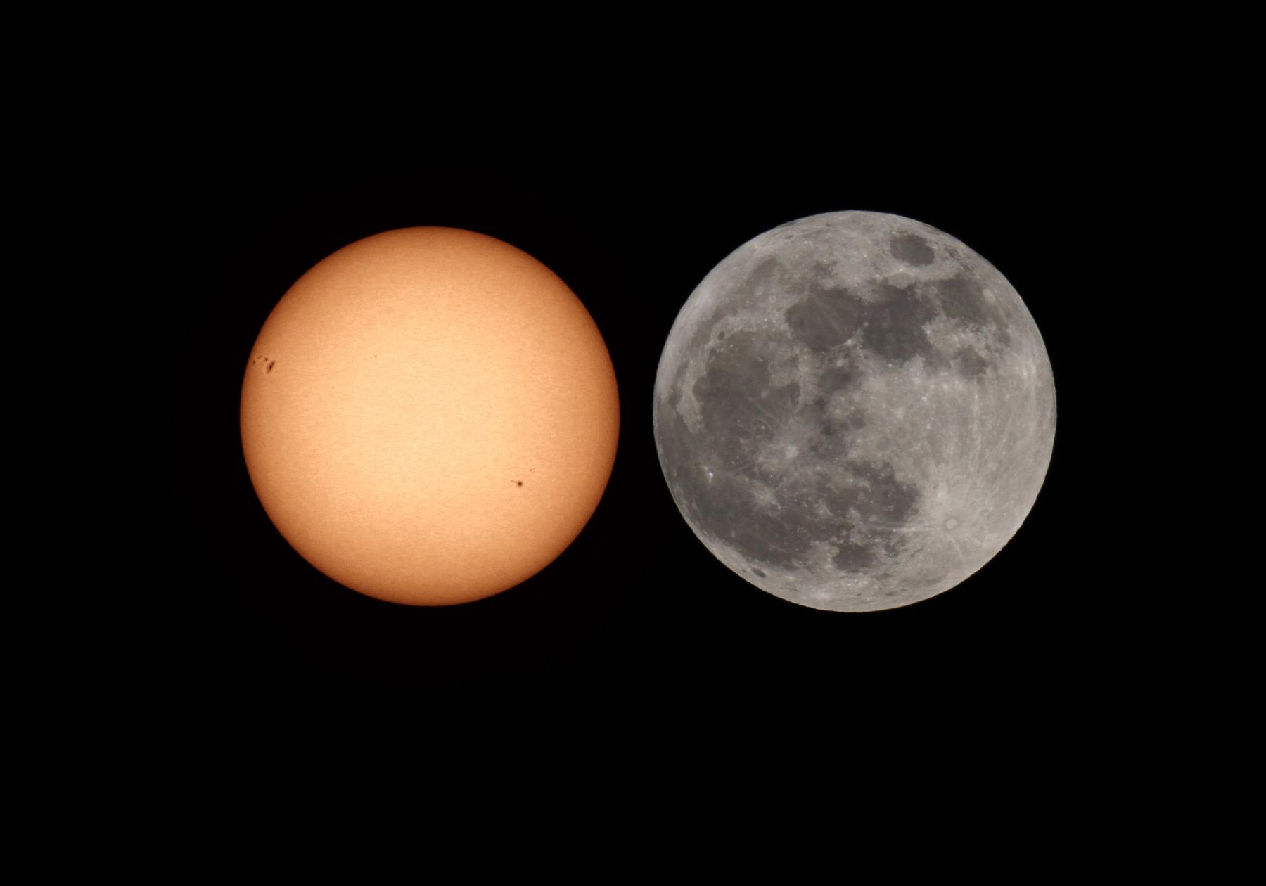 Sun vs Super Moon