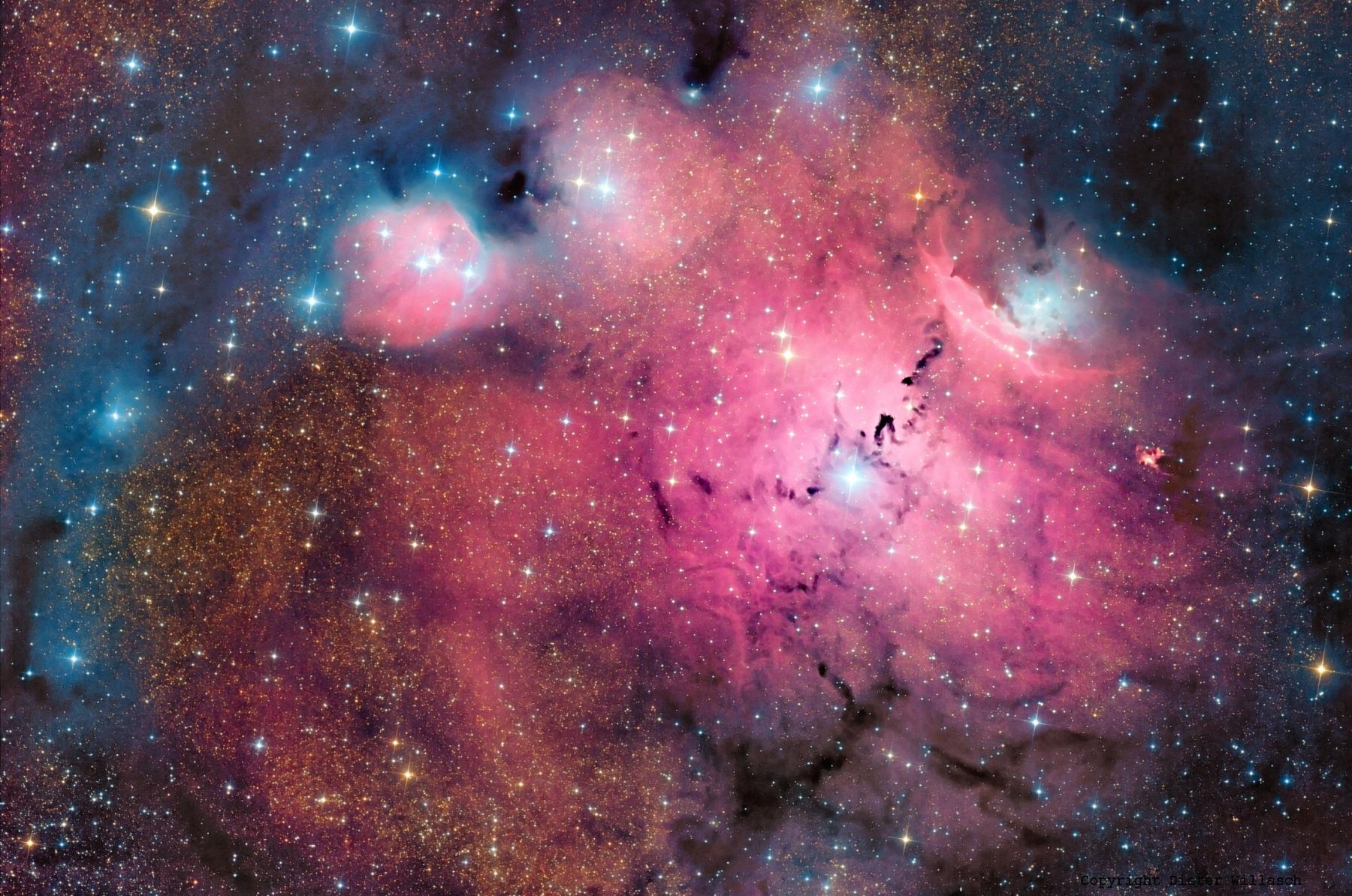 Simeis 188 in Stars, Dust and Gas