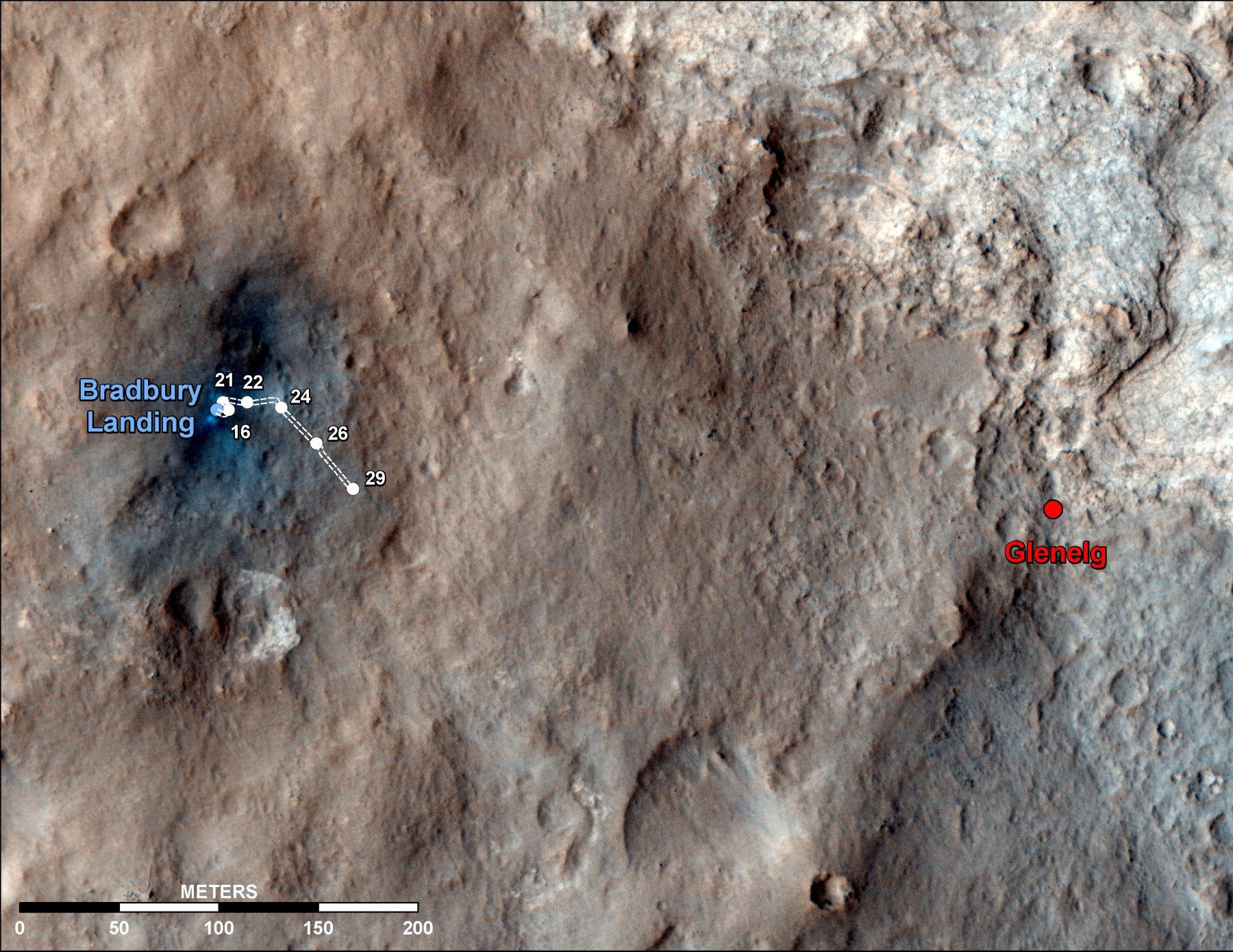 Curiosity on the Move